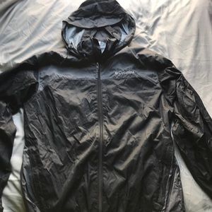 Men’s Columbia Waterproof Zip-up Rain Jacket Sz M